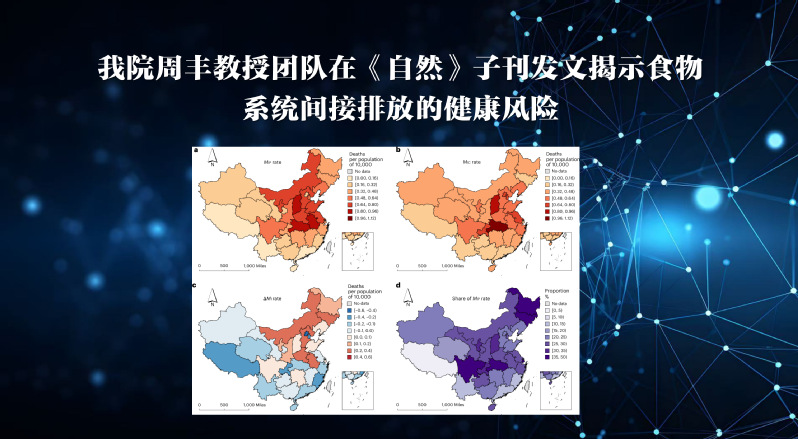 我院周丰教授团队在《自然》子刊发文揭示食物系统间接排放的健康风险
