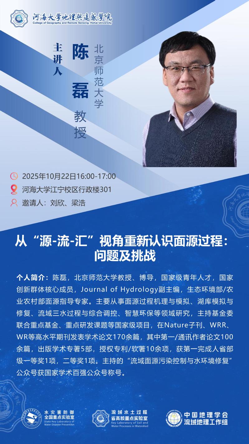 从“源-流-汇”视角重新认识面源过程： 问题及挑战